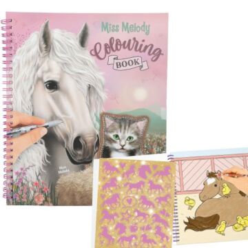Kleurboek Miss Melody Met Pailletten