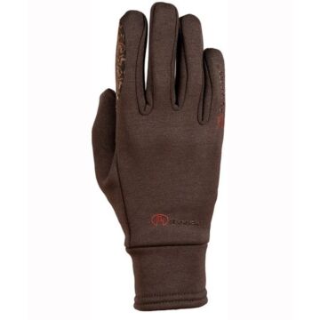 Paardrijhandschoen Roeckl Warwick polartec Mocca