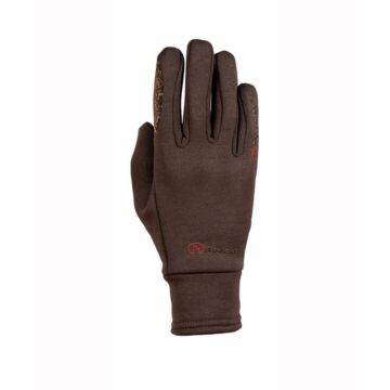 Paardrijhandschoen Roeckl Warwick kids polartec Mocca