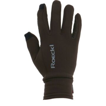 Paardrijhandschoen Roeckl Weldon polartec Mocca