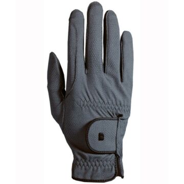 Paardrijhandschoen Roeckl grip Antraciet