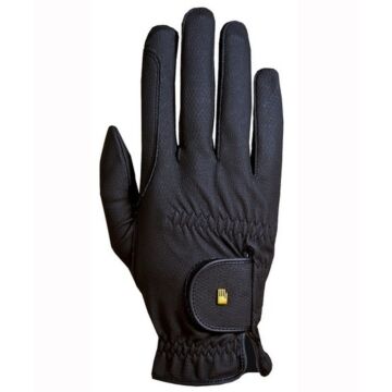 Paardrijhandschoen Roeckl grip winter Zwart
