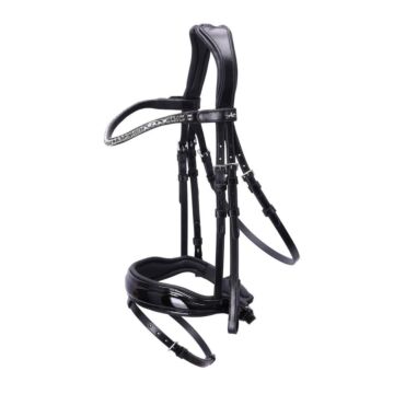Hoofdstel Schockemöhle Siena Black/Patent/Grey