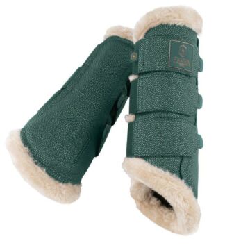 Beenbeschermers Eskadron Heritage Stingray Fauxfur Vintage Green