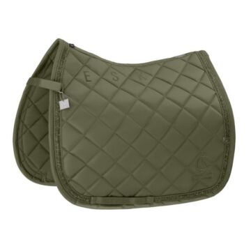 Zadeldekje dressuur Eskadron Glossy Jewel Dusty olive