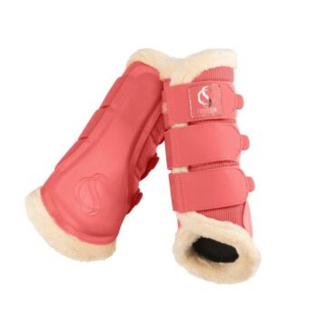 Beenbeschermers Eskadron Mesh Fauxfur Coral blossom