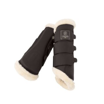 Beenbeschermers Eskadron Heritage Faux Leather FF Black Truffle