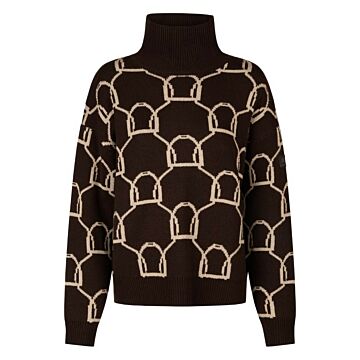 Trui Eskadron Heritage Knit Jumper Black Truffle