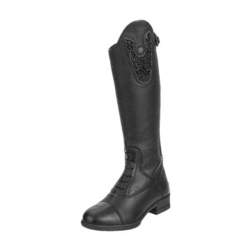 Rijlaars Suedwind Nova Kids Fun Leather Slim Tall Black