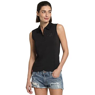 Polo mouwloos Spooks Lhynn Black Polo mouwloos Spooks Lhynn Black