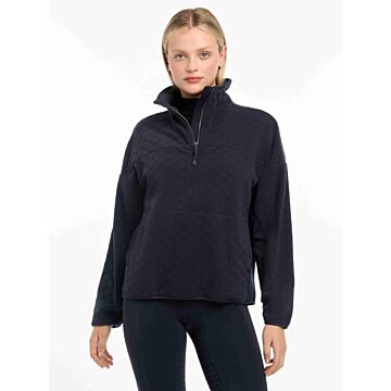 Trui LeMieux Dana Fleece Quarter Zip Navy Trui LeMieux Dana Fleece Quarter Zip Navy