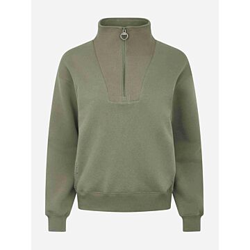 Trui LeMieux Keira Quarter Zip Sweat Rosemary