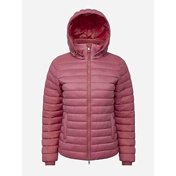 Jas LeMieux Rose Hooded Puffer Jacket Cranberry