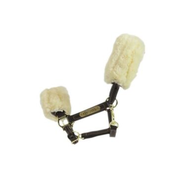 Halster Kentucky Leather Sheepskin zwart