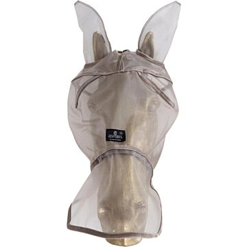 Vliegenmasker Kentucky Classic met oren en neus Beige