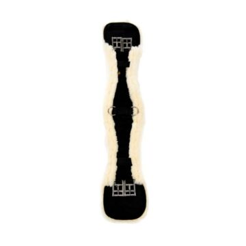 Singel Kentucky Sheepskin Short Girth zwart