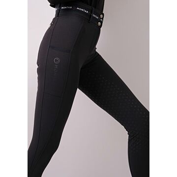 Rijbroek Montar Luna fullgrip blauw