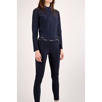 Longsleeve Montar Sally cross neck logotape Navy