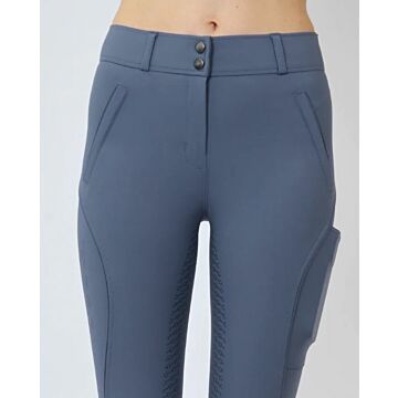 Rijbroek Rebel by Montar Piping Dove Blue