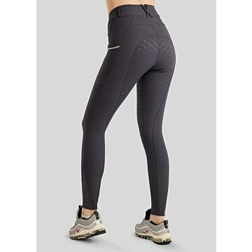 Rijbroek Montar MoLila Champagne Crystals fullgrip Slate Grey