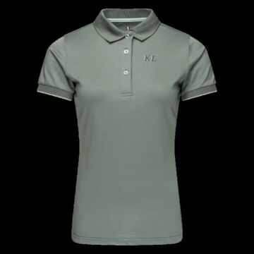 Polo Kingsland Cadence Tec Pique Green Stormy Sea Polo Kingsland Cadence Tec Pique Green Stormy Sea