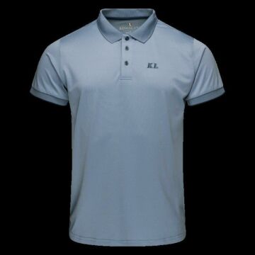 Polo Kingsland Charlie Tec Pique Blue Infinity