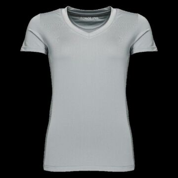 Shirt Kingsland Carla V-Neck Grey Sleet Shirt Kingsland Carla V-Neck Grey Sleet