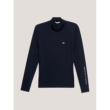 Trainingsshirt Tommy Hilfiger High Neck Desert Sky