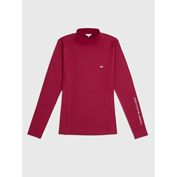 Trainingsshirt Tommy Hilfiger High Neck Rouge