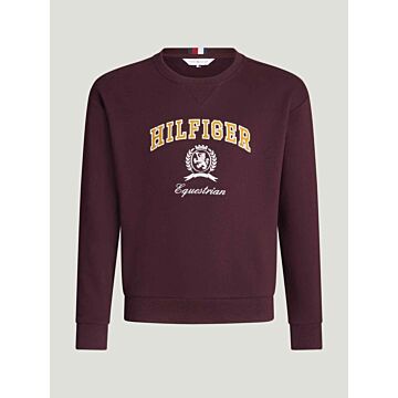 Trui Tommy Hilfiger Campus Young Rider Deep Burgundy