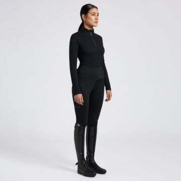 Trainingsshirt Cavalleria Toscana Fleece Zwart