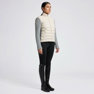 Vest Cavalleria Toscana Quilted Fleece Wit
