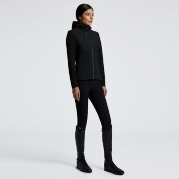 Vest Cavalleria Toscana Tech Knit Softshell Zwart