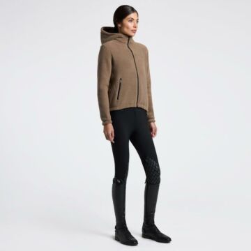 Vest Cavalleria Toscanan Fleece Zip Hoodie Beige