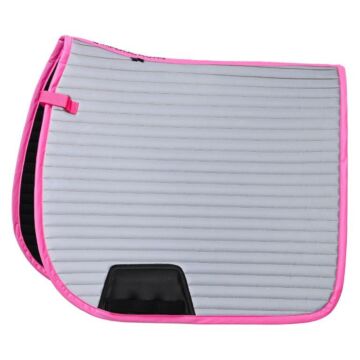 Zadeldekje dressuur Imperial Riding Reflective Neon Pink