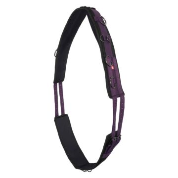 Longeersingel Imperial Riding Nylon Deluxe Extra Black berry