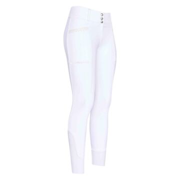 Rijbroek Imperial Riding Diva Capone fullgrip White 
