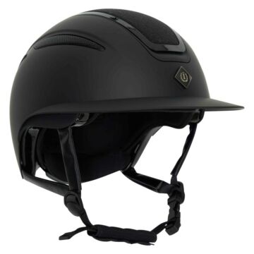 Rijhelm Imperial Riding Olania Deluxe big visor Black glitter 