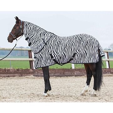 Vliegendeken Harry's Horse Zebra met losse hals