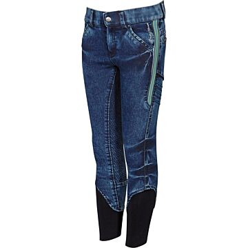 Rijbroek Harry's Horse Denim LouLou Eris fullgrip Dark blue