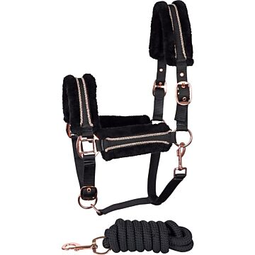 Halsterset Harry's Horse Soft Zwart Halsterset Harry's Horse Soft Zwart
