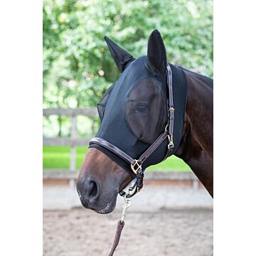 Vliegenmasker Harry's Horse SkinFit met oren Zwart Vliegenmasker Harry's Horse SkinFit met oren Zwart