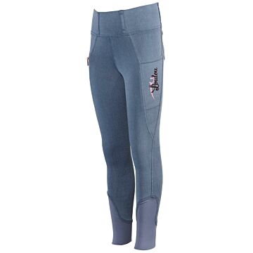 Rijlegging Harry's Horse Equitights LouLou Denim Fiss fullgrip Quiet-Harbor