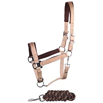 Halsterset Harry's Horse Satin Eli Silver Mink