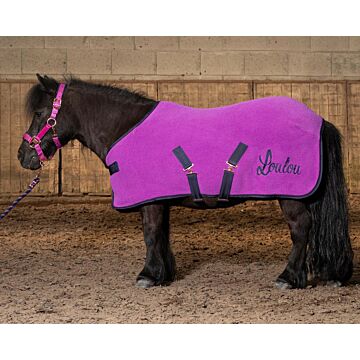 Fleecedeken Harry's Horse LouLou Quinn Bright Violet
