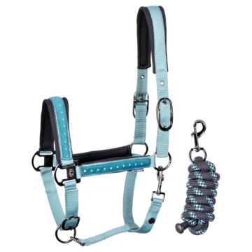 Halsterset Harry's Horse Crystal Teal