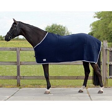 QHP deken wol ZS Blauw