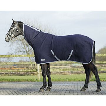 Wollen deken QHP Blauw