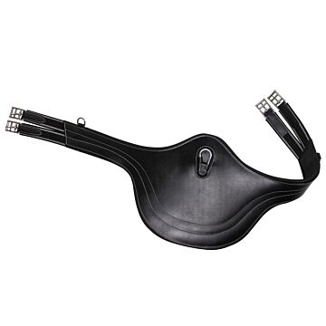 Singel buikflap QHP Luxe Zwart