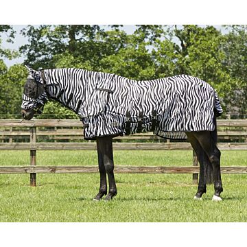 Vliegendeken inclusief vliegenkap Zebra QHP